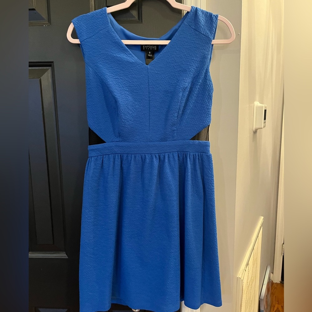 Cobalt blue dress